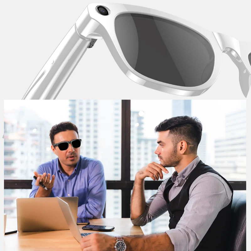 Ekskluzywne Inteligentne Okulary AI z Kamerą Full HD 💎