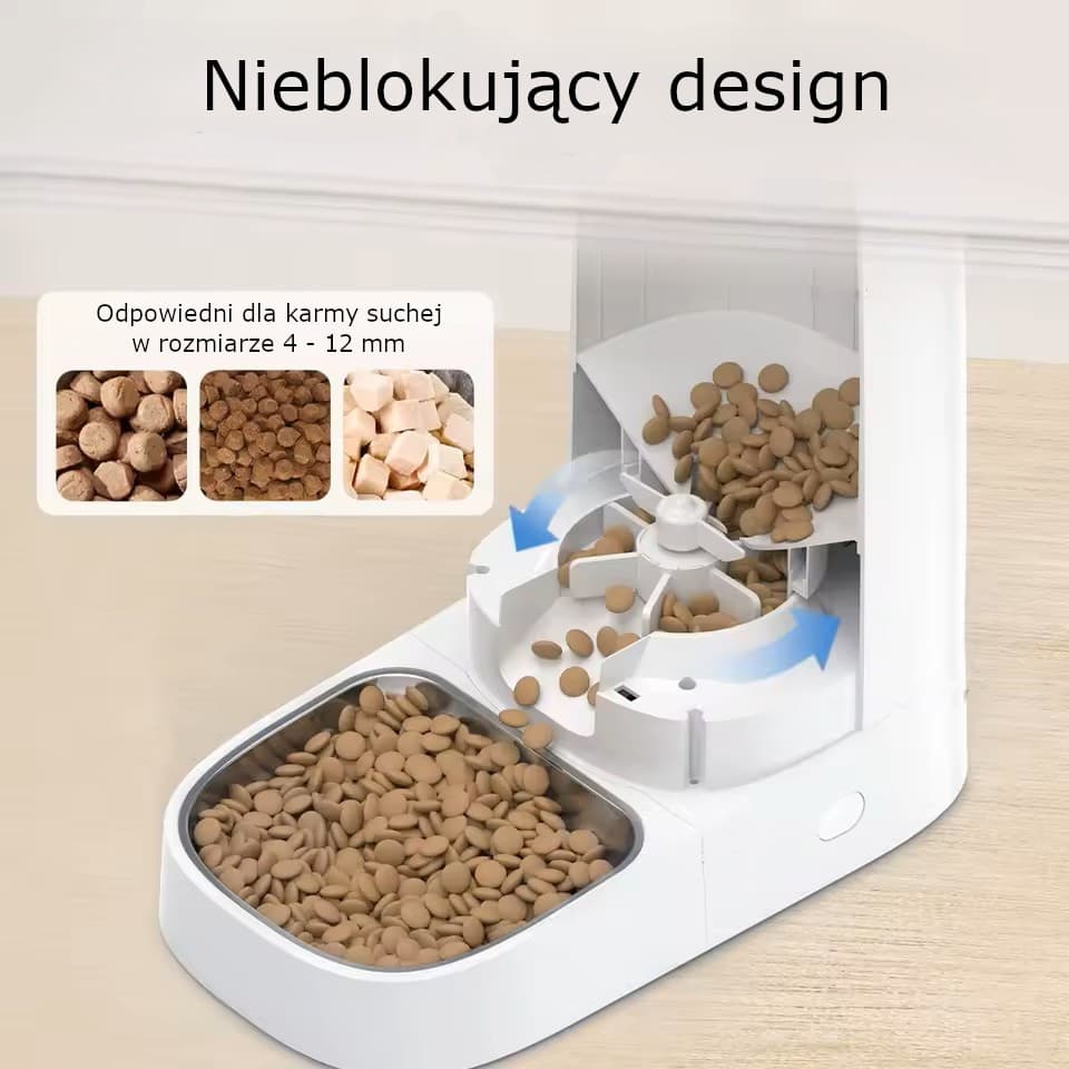 Inteligentny Automatyczny Karmnik dla Kotów ze Zdalnym Sterowaniem przez Telefon 🐈
